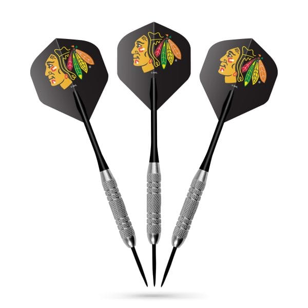 Chicago Blackhawks Fans Choice Dartboard Set 6
