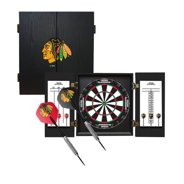 Chicago Blackhawks Fans Choice Dartboard Set 8
