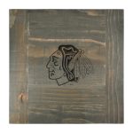 Chicago Blackhawks Reclaimed Side Table