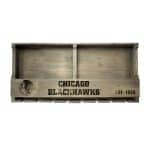 Chicago Blackhawks Reclaimed Wood Bar Shelf 7 Chicago Blackhawks Reclaimed Wood Bar Shelf