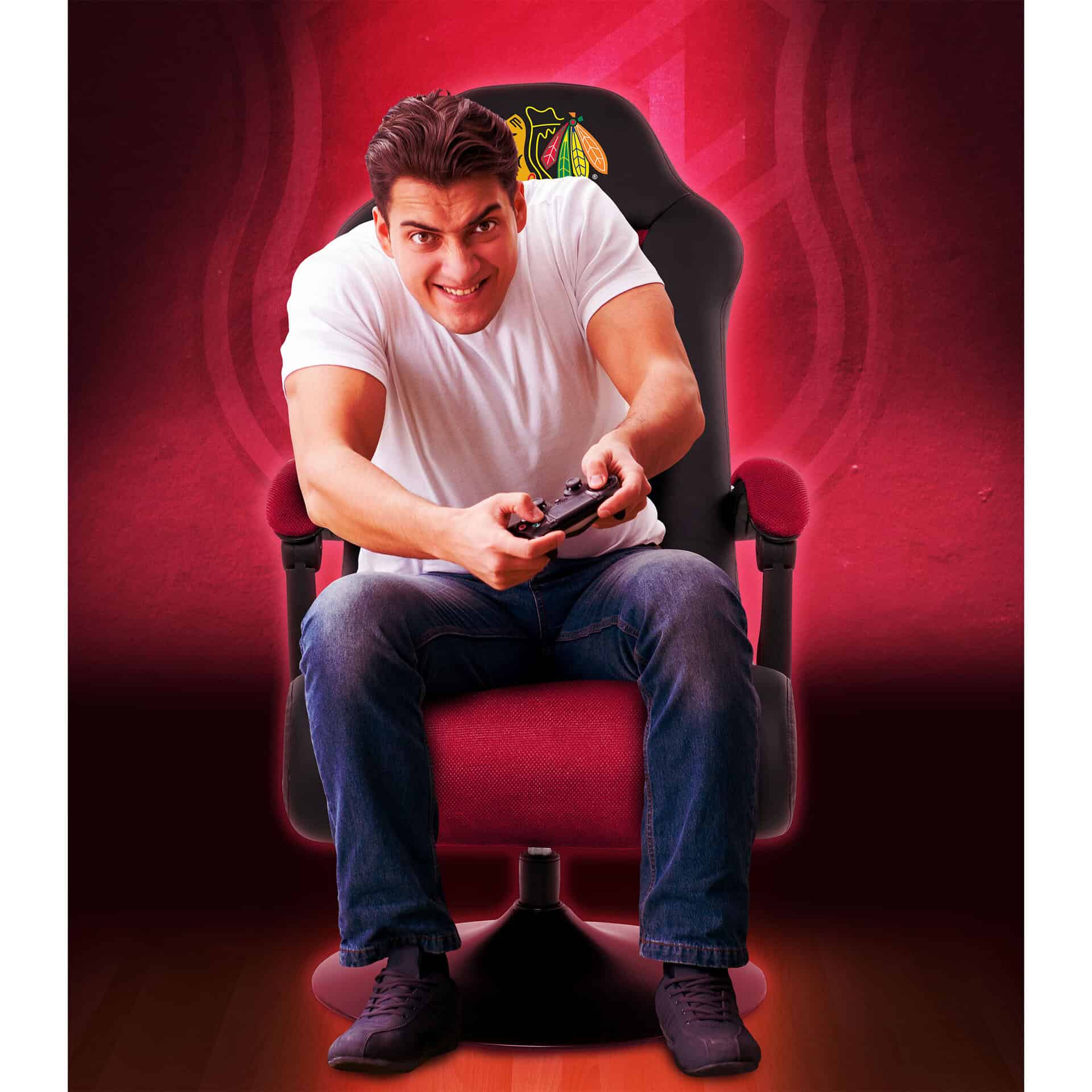 Chicago Blackhawks Ultra Game Chair 2 Chicago Blackhawks Ultra Game Chair - Image 2