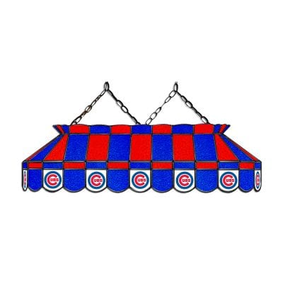 Chicago Cubs 40 Inch Stained Glass Billiard Lamp