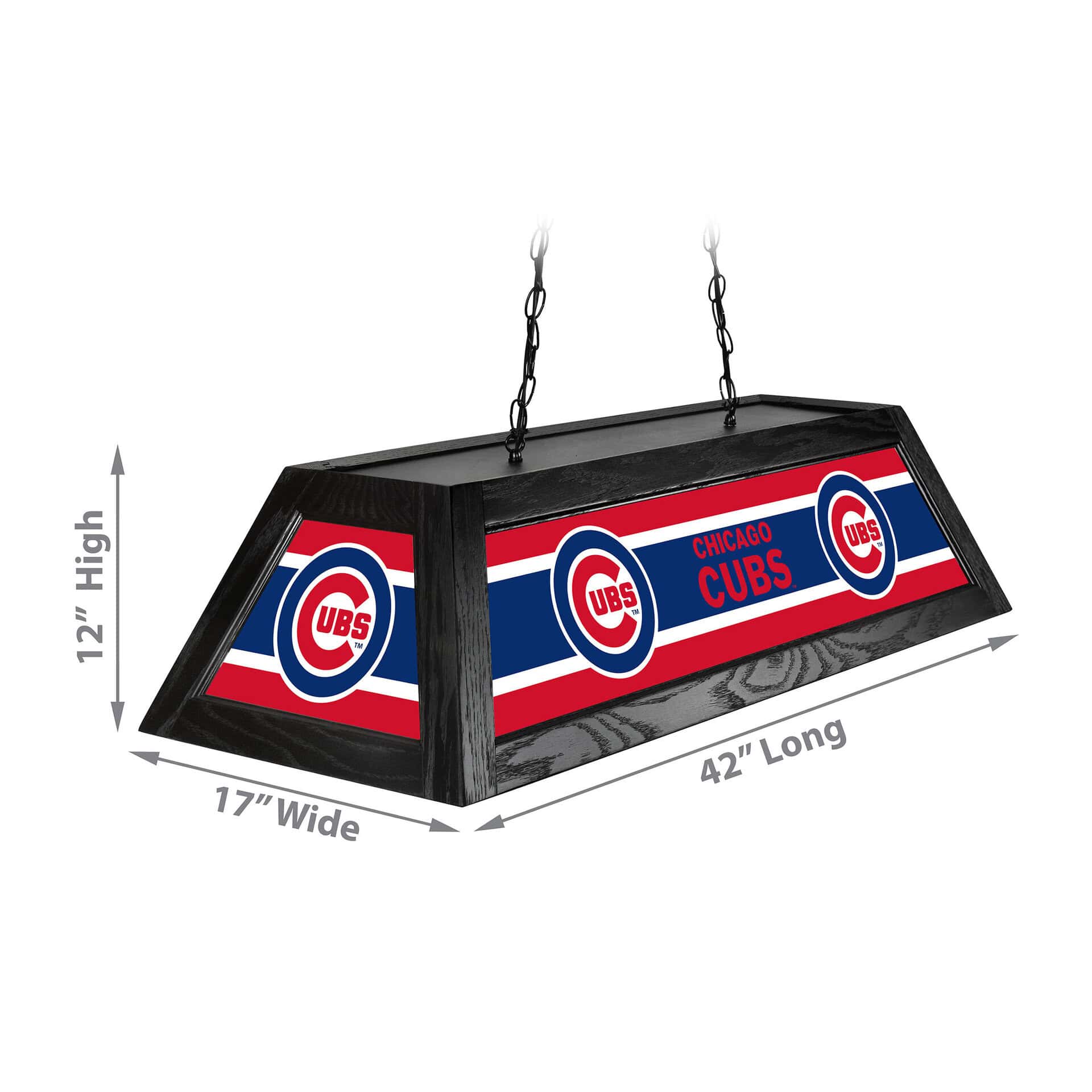 Chicago Cubs 42 Inch Billiard Lamp 1 Chicago Cubs 42 Inch Billiard Lamp