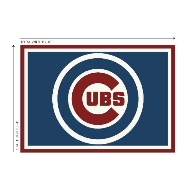 Chicago Cubs 6x8 Spirit Rug Officially Licensed MLB Area Rug 1
