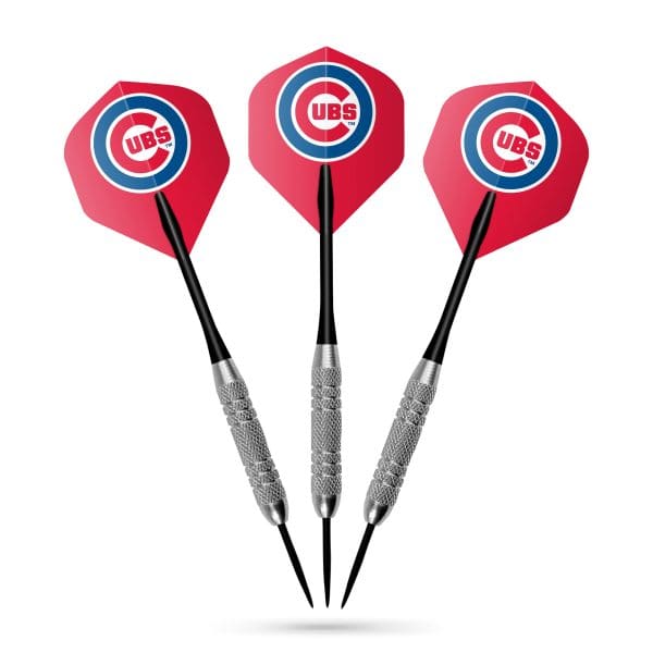 Chicago Cubs Dartboard Cabinet Set with Bristle Board 4