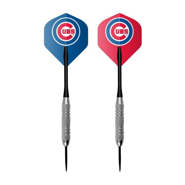 Chicago Cubs Dartboard Cabinet Set with Bristle Board 6