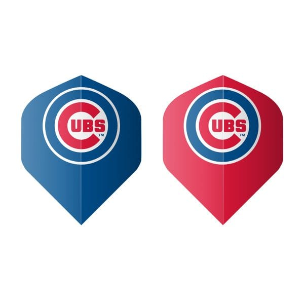 Chicago Cubs Dartboard Cabinet Set with Bristle Board 8