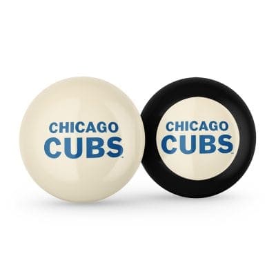 Chicago Cubs MLB Logo Cue Ball and 8 Ball