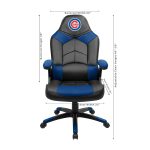 Chicago Cubs Oversized Gaming Chair with Embroidered Logo 5 Chicago Cubs Oversized Gaming Chair with Embroidered Logo