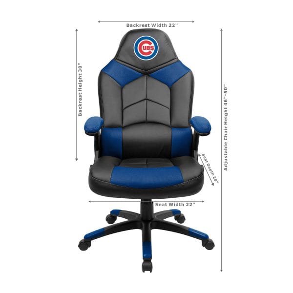 Chicago Cubs Oversized Gaming Chair with Embroidered Logo