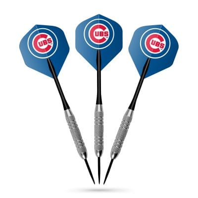 Chicago Cubs Precision Nickel Dart Set