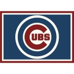 Chicago Cubs Spirit Rug 4 x 6 Officially Licensed MLB