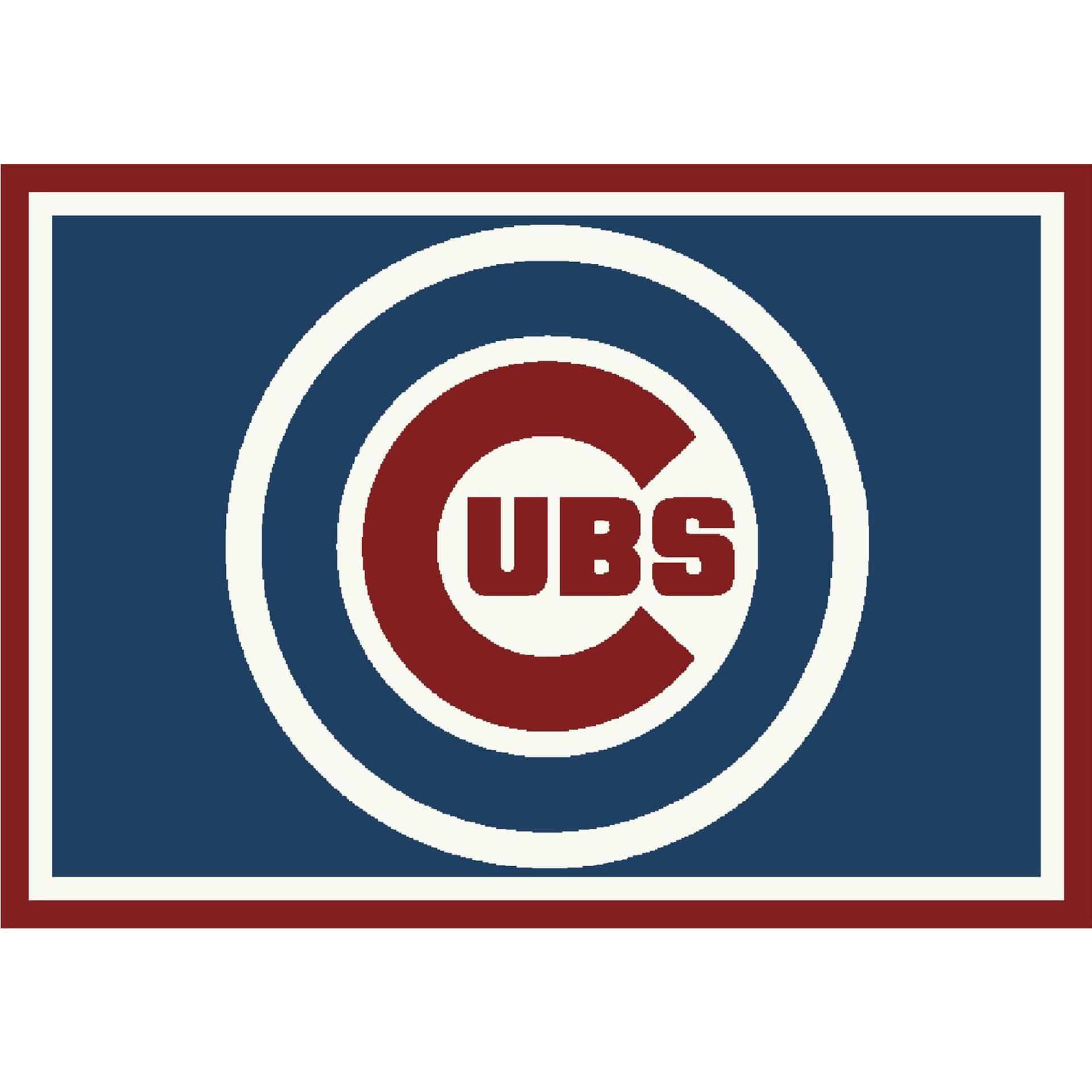 Chicago Cubs Spirit Rug 4 x 6 Officially Licensed MLB 2 Chicago Cubs Spirit Rug 4 x 6 Officially Licensed MLB - Image 2