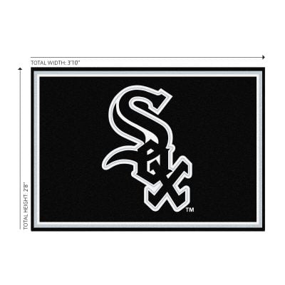 Chicago White Sox 3x4 Area Rug Officially Licensed MLB