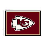 Chiefs 8x11 Spirit Area Rug Kansas Collection