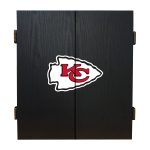 Chiefs Bristle Dartboard Cabinet Set