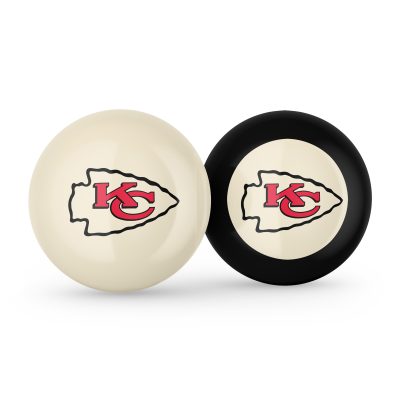 Chiefs Kansas Collection Grade A Polyester Logo Billiard Balls