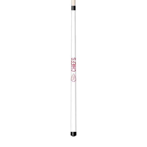 Chiefs Kansas Collection Laser Etched Maple Shorty Billiard Cue 1