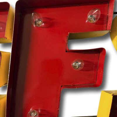 Chiefs Lighted Recycled Metal Sign Kansas Collection