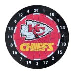 Chiefs Paper Dartboard Gift Set with Darts