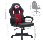 Chiefs Vision Mesh Swivel Game Chair Kansas Collection
