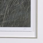 Chilly Breeze II by Natali a Hand Embelished Textured Framed Art Print Matted under Glass