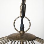 Chiron II 36L x 36W x 38H Gold Metal Globe Six Bulb Chandelier