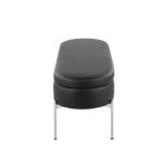 Chloe Black Faux Leather Chrome Glam Storage Bench 19 Chloe Black Faux Leather Chrome Glam Storage Bench