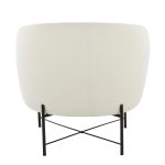 Chloe Black Metal White Sherpa Contemporary Accent Chair 13 Chloe Black Metal White Sherpa Contemporary Accent Chair