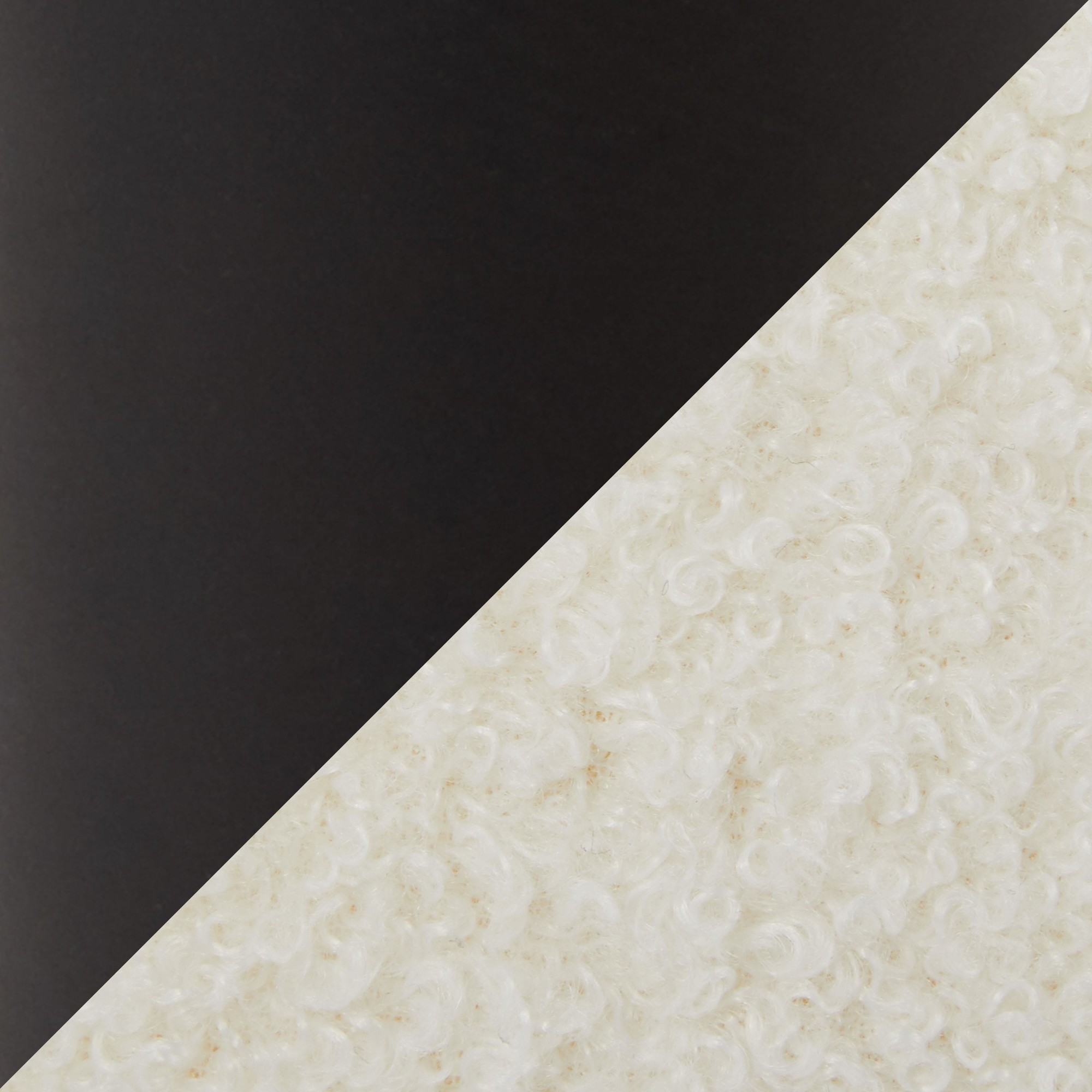 Chloe Black Metal White Sherpa Contemporary Accent Chair 8 Chloe Black Metal White Sherpa Contemporary Accent Chair - Image 8