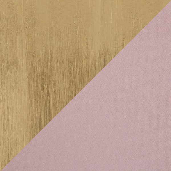 Chloe Blush Velvet Gold Metal Contemporary Storage Bench 11