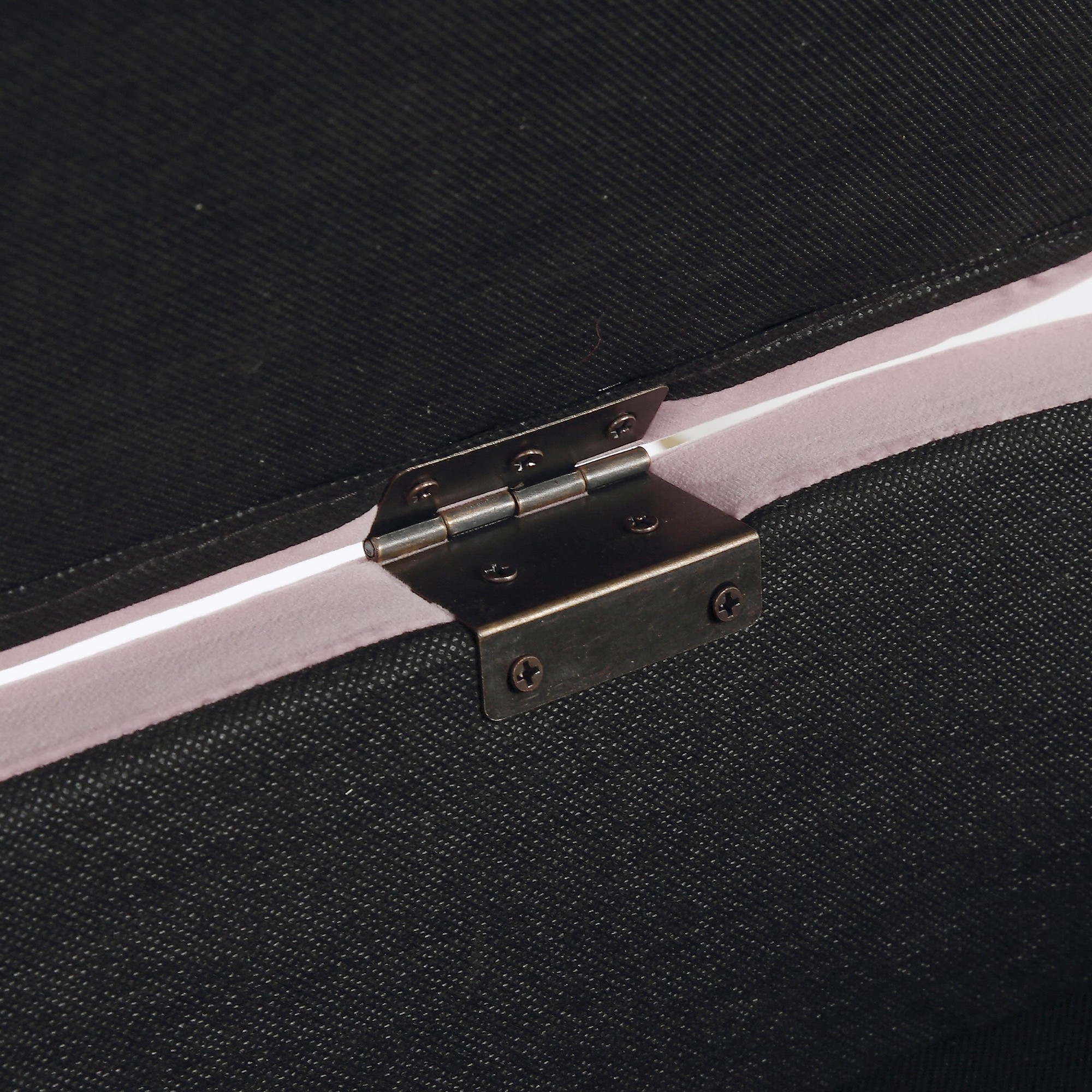 Chloe Glam Blush Velvet Gold Metal Storage Bench 14 Chloe Glam Blush Velvet Gold Metal Storage Bench - Image 14