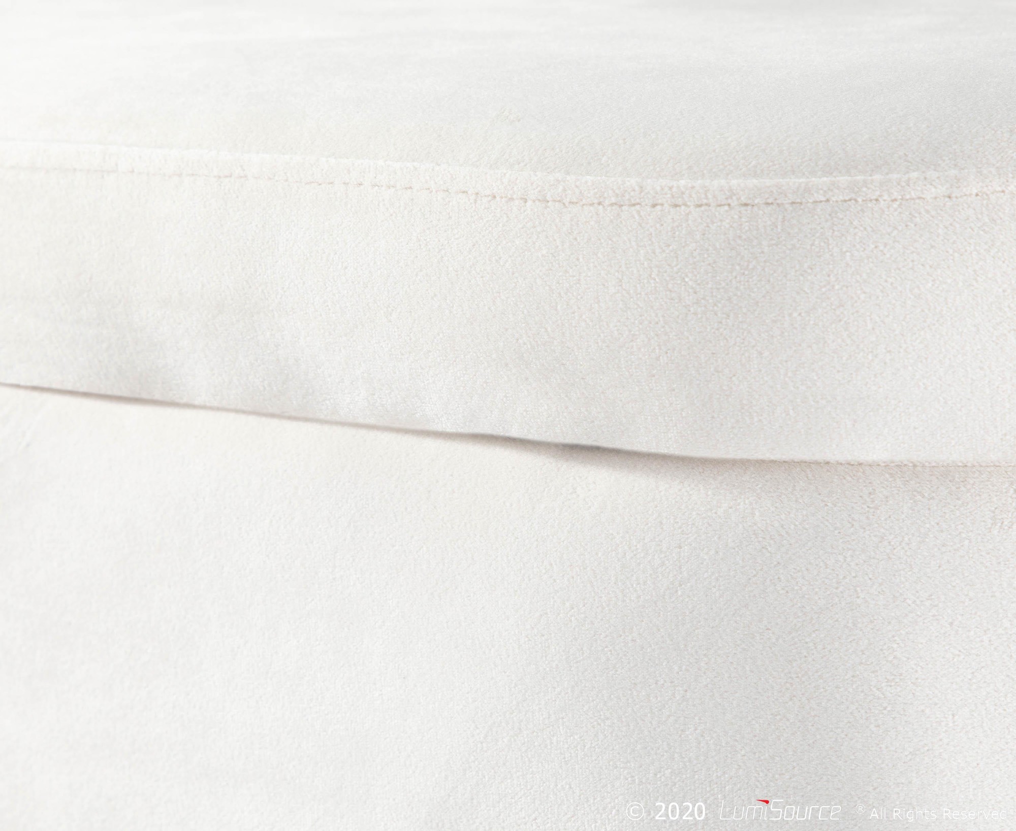 Chloe Glam Cream Velvet Storage Bench Gold Base 1 Chloe Glam Cream Velvet Storage Bench Gold Base