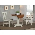 Choices Antique White Drop Leaf Table
