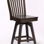 Choices Black Oak Slat Back Bar Stool