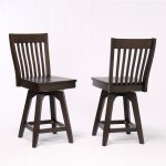 Choices Black Oak Slat Back Counter Stool