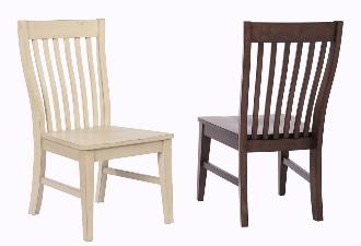 Choices Black Oak Slat Back Side Chair (Pack of 2)