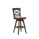 Choices Black Oak X-Back Counter Stool