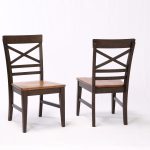 Choices Black Oak X-Back Side Chair (Pack of 2)