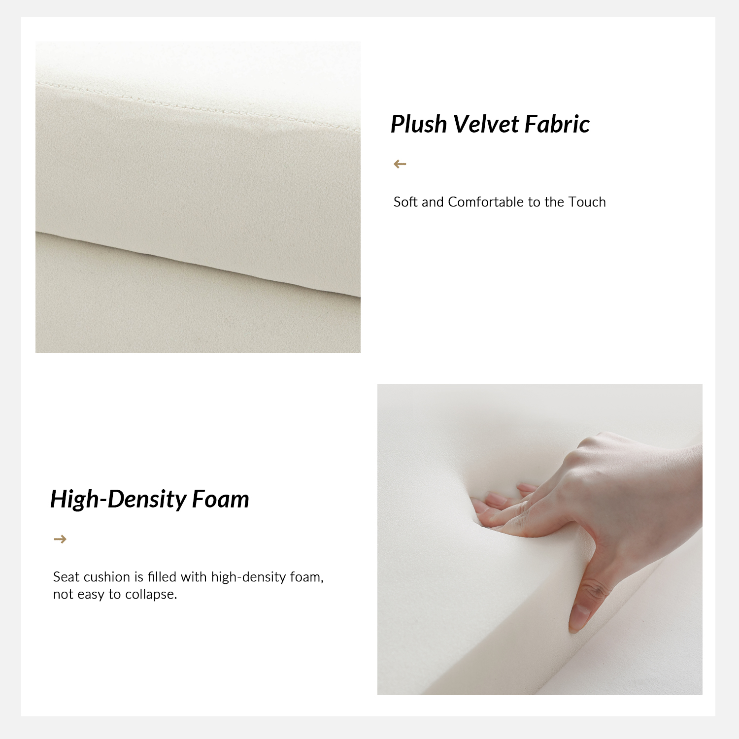 Christoph Ivory Button Tufted Flip Top Storage Bench 3 Christoph Ivory Button Tufted Flip Top Storage Bench - Image 3