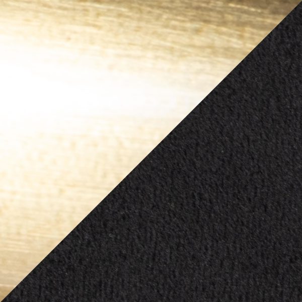 Cinch 26 Gold Black Velvet Swivel Counter Stools Set of 2 12