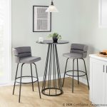 Cinch 30 Contemporary Light Grey Swivel Barstool (Set of 2) 14 Cinch 30 Contemporary Light Grey Swivel Barstool (Set of 2)
