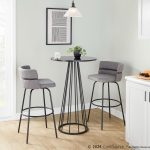 Cinch 30 Contemporary Light Grey Swivel Barstool (Set of 2) 15 Cinch 30 Contemporary Light Grey Swivel Barstool (Set of 2)