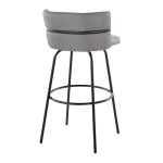 Cinch 30 Contemporary Light Grey Swivel Barstool (Set of 2) 19 Cinch 30 Contemporary Light Grey Swivel Barstool (Set of 2)