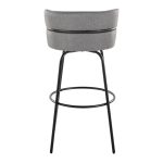 Cinch 30 Contemporary Light Grey Swivel Barstool (Set of 2) 20 Cinch 30 Contemporary Light Grey Swivel Barstool (Set of 2)