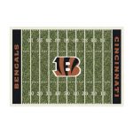 Cincinnati Bengals 4x6 Homefield Football Field Area Rug