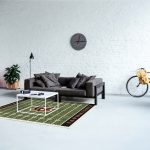 Cincinnati Bengals 4x6 Homefield Football Field Area Rug