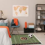 Cincinnati Bengals 4x6 Homefield Football Field Area Rug