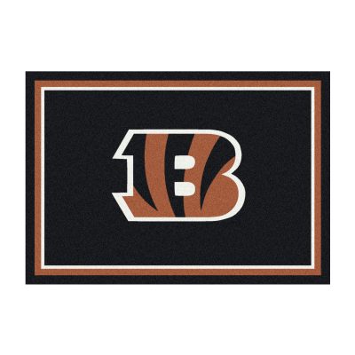 Cincinnati Bengals 6x8 Officially Licensed Spirit Area Rug