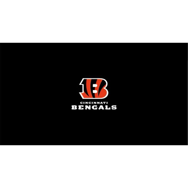 Cincinnati Bengals 8 ft Polyester Anti Friction Billiard Cloth